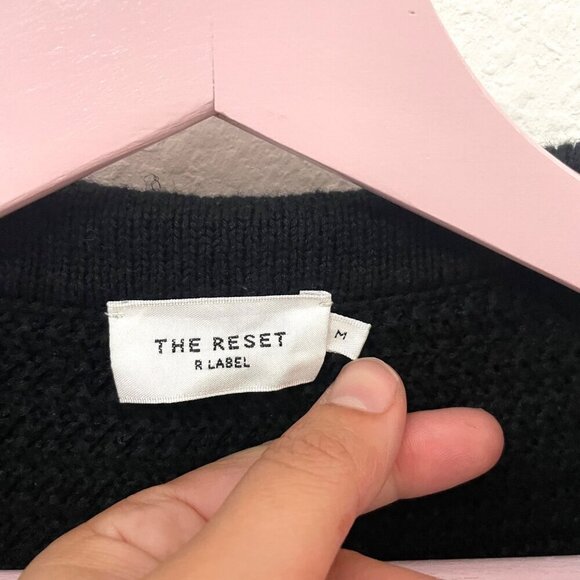 The Reset R Label The Eco Polo Short Sleeve Knit Black Size M - Picture 4 of 7